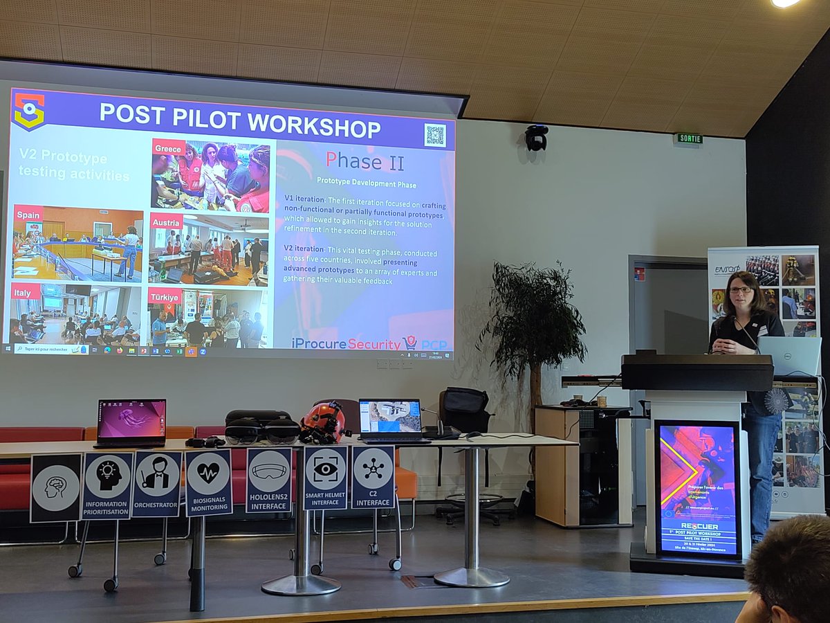 procuresecurity's tweet photo. π Rescuer Post Pilot Workshop!
Our partners from the @roteskreuzat showcased the progress and potential of the @procuresecurity project.
A huge thank you to the #AustrianRedCross team for their informative presentation! π€
Swipe to see the moments captured! π https://t.co/UEG3MFJ6WH