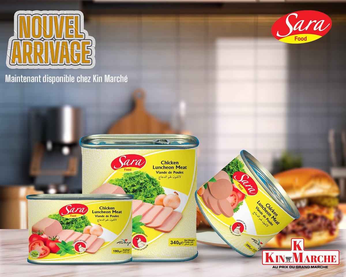 🛑𝐍𝐨𝐮𝐯𝐞𝐥 𝐚𝐫𝐫𝐢𝐯𝐚𝐠𝐞!
Le mangeriez-vous au petit-déjeuner, au déjeuner ou au dîner?

#kinmarche #supermarche #kinshasa #mboka #mbote #promodefolie #bisengonabisengo #meillleursprix #cannedfood #hotfood #sara #cornedbeef #nouvelarrivage