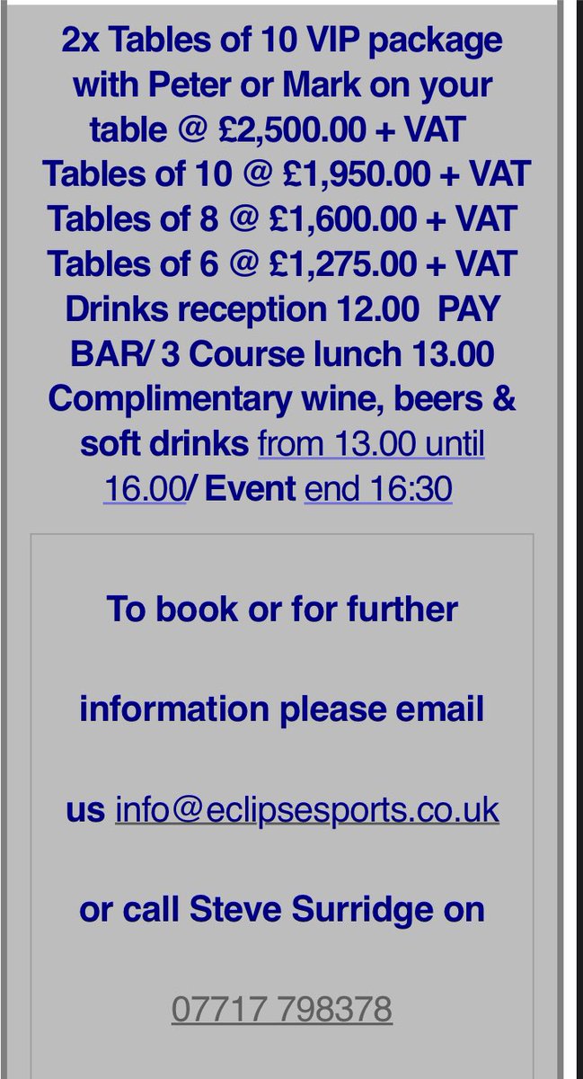 Sporting Legends Lunch series 2024 - join us for a fun filled afternoon and fine dining @GauchoPicc on 22 March limited tables available contact info@eclipsesports.co.uk for booking