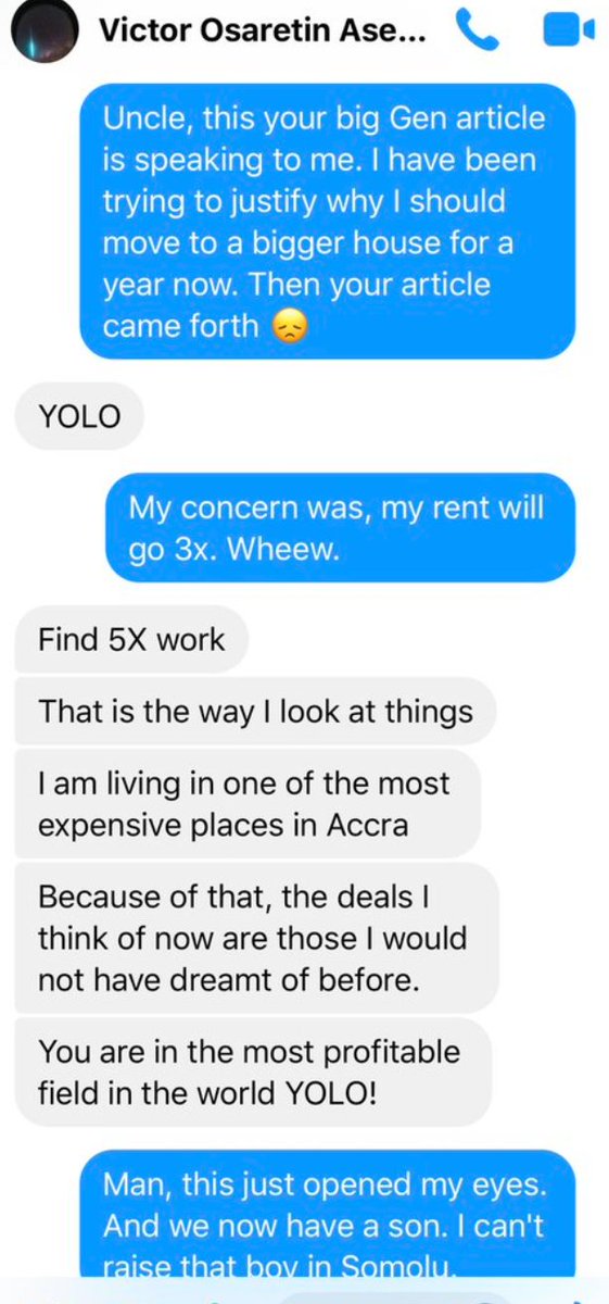 OO_Funds's tweet photo. Something @asemota shared years ago that shaped me. I moved to Abuja. Every year I aim to get into a better apartment because it also forces my hustle to level up and I will cry on God all the time because I can't do it on my own. https://t.co/zmx4bTcyUu