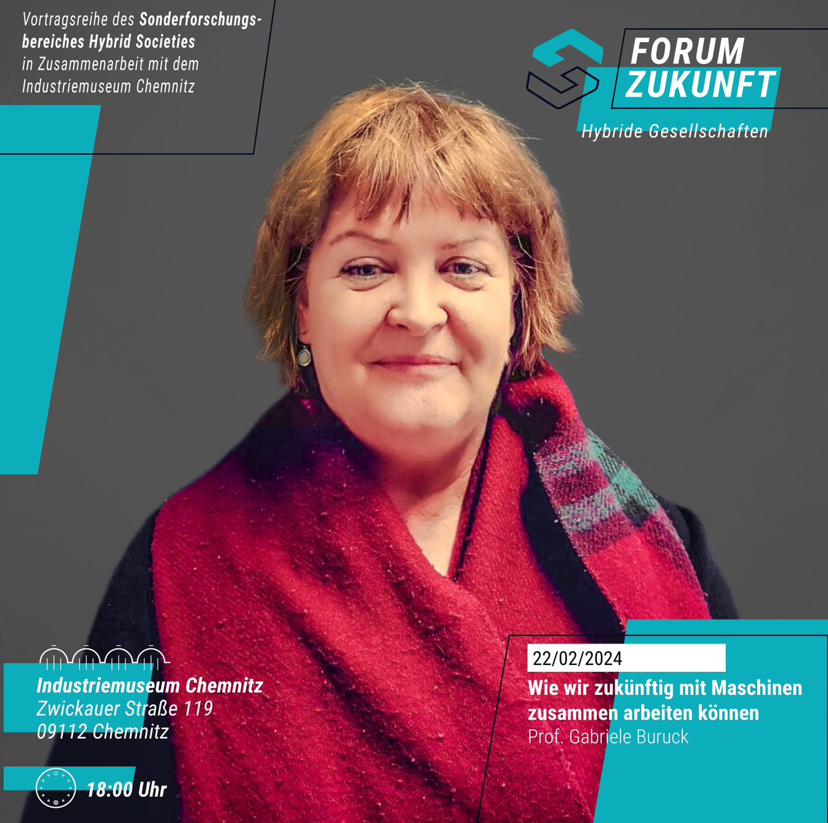 HybridSocieties (@societieshybrid) on Twitter photo Heute Abend starten wir den neuen Jahrgang im ForumZukunft mit einem Thema, das viele umtreibt: Wie mit #KI in #Zukunft #zusammenarbeiten? Antworten ab 18.00 im Industriemuseum #Chemnitz. Der Eintritt ist frei. <a href="/TUChemnitz/">TU Chemnitz</a> <a href="/Stadt_Chemnitz/">Stadt Chemnitz</a> <a href="/chemnitz2025/">Chemnitz 2025</a>.
#work #lausitz #robots Heute Abend starten wir den neuen Jahrgang im ForumZukunft mit einem Thema, das viele umtreibt: Wie mit #KI in #Zukunft #zusammenarbeiten? Antworten ab 18.00 im Industriemuseum #Chemnitz. Der Eintritt ist frei. <a href="/TUChemnitz/">TU Chemnitz</a> <a href="/Stadt_Chemnitz/">Stadt Chemnitz</a> <a href="/chemnitz2025/">Chemnitz 2025</a>.
#work #lausitz #robots
