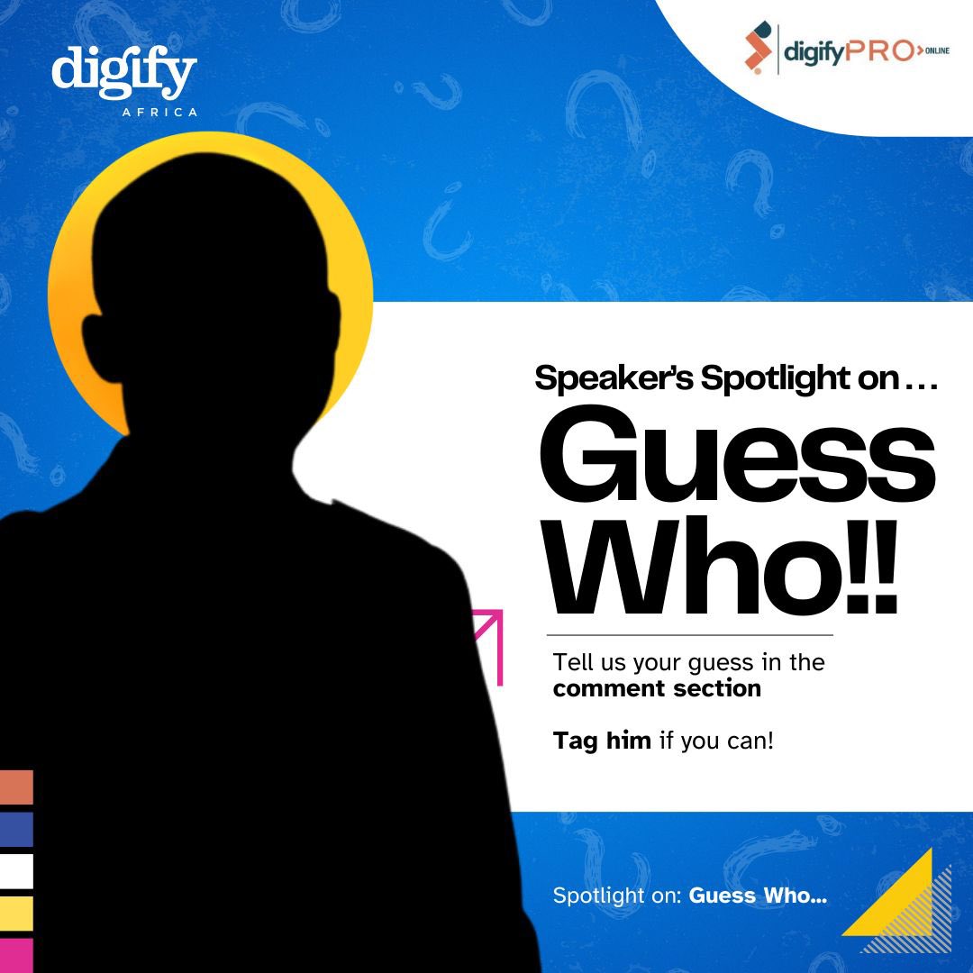 🌟 Guess the Maestro! 🕵️ 

Can you unravel the mystery behind today’s spotlight? 🌐🤔 

Drop your guesses below and tag the Digital Maestro you think is stepping into the spotlight! 

Let’s see who can crack the code. 

💬🔍 #SpeakerSpotlight #DigitalMaestro #DigifyPRO #digifyng