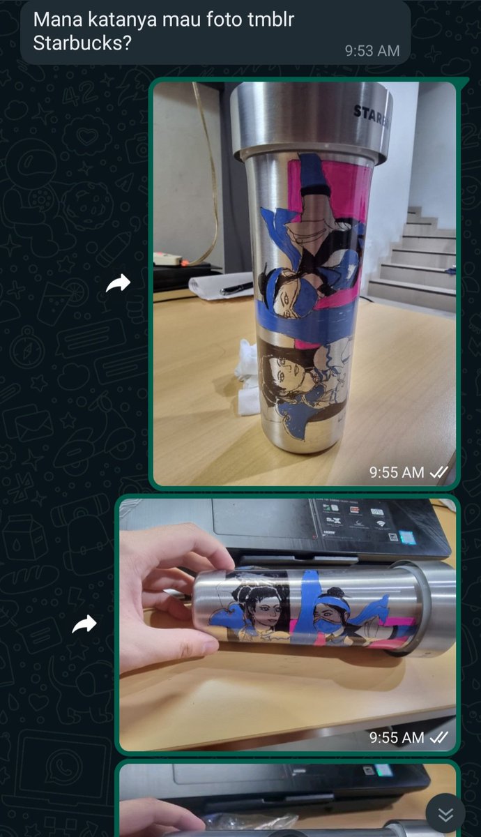 blastranger16's tweet photo. @mahdinosaur BRO I showed her my self drawn custom Starbucks Tumbler AND THIS WAS HER COMMENT BRO

Sumpah ni idup lama lama makin capek aja dijalanin https://t.co/dXkVByo2QT