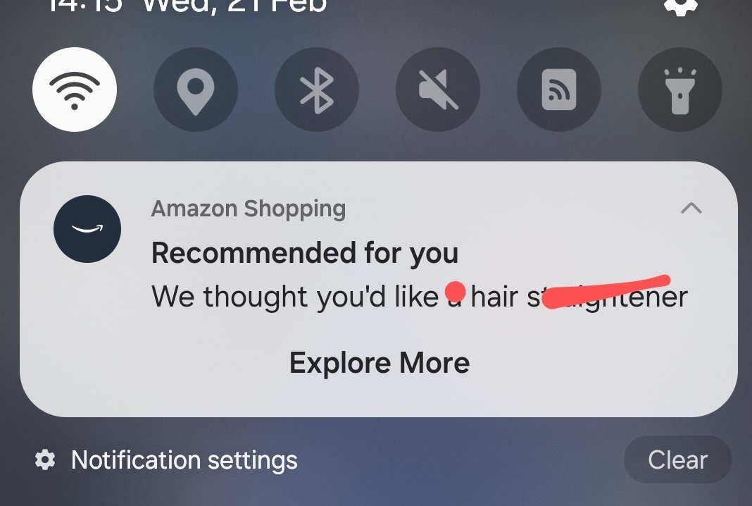 mreddtech's tweet image. Now you're talking @AmazonUK 👏🏼

#AlgorithmFail