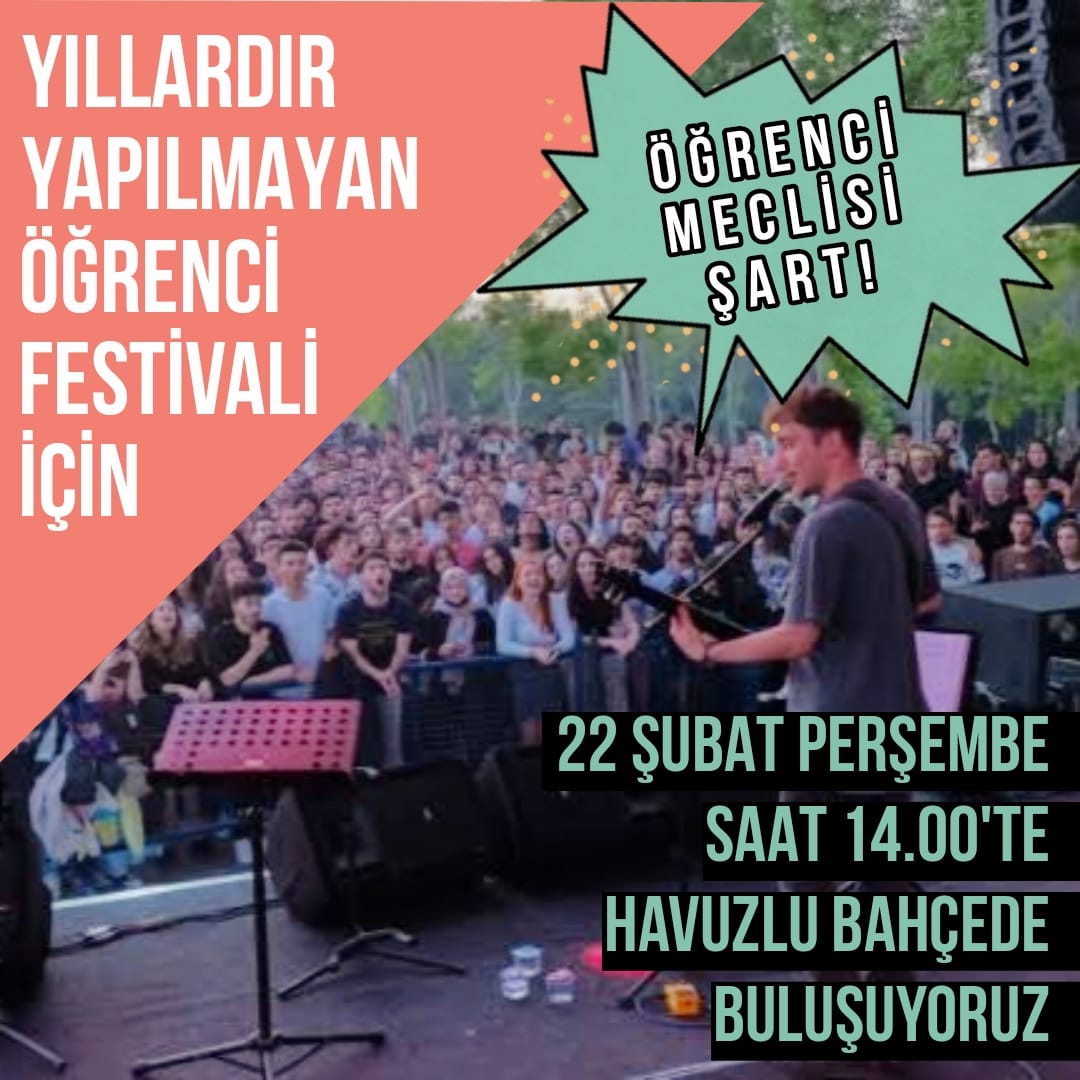 iudayanismasi's tweet photo. Yapılamayanları yapmak için öğrenci meclisi şart!

Bugün 14.00'te Havuzlu bahçede buluşuyoruz.

#BeyazıttaNöbetteyiz https://t.co/Xx0sYfNjfW
