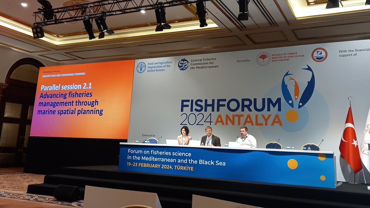 🐟These days ReMAP is where the debate is 🌊 The #FishForum2024 is held in Türkiye 🗺️ Scaling up science to enhance #MSP plans 🌏 Find out more about the event👉 fao.org/gfcm/fishforum…
#MaritimeSpatialPlanning @FAO @UN_FAO_GFCM @EU_MARE