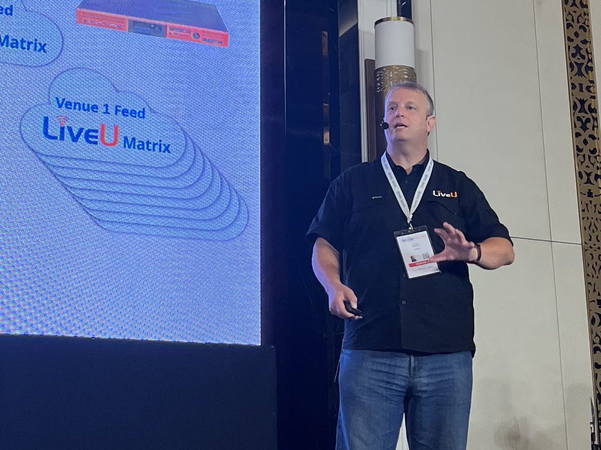 <a href="/i3D_net/">i3D.net</a> and <a href="/LiveU/">LiveU</a> took the stage today and delivered innovative presentations about IP video solutions &amp; production and online gaming in sports
#onlyatsportel