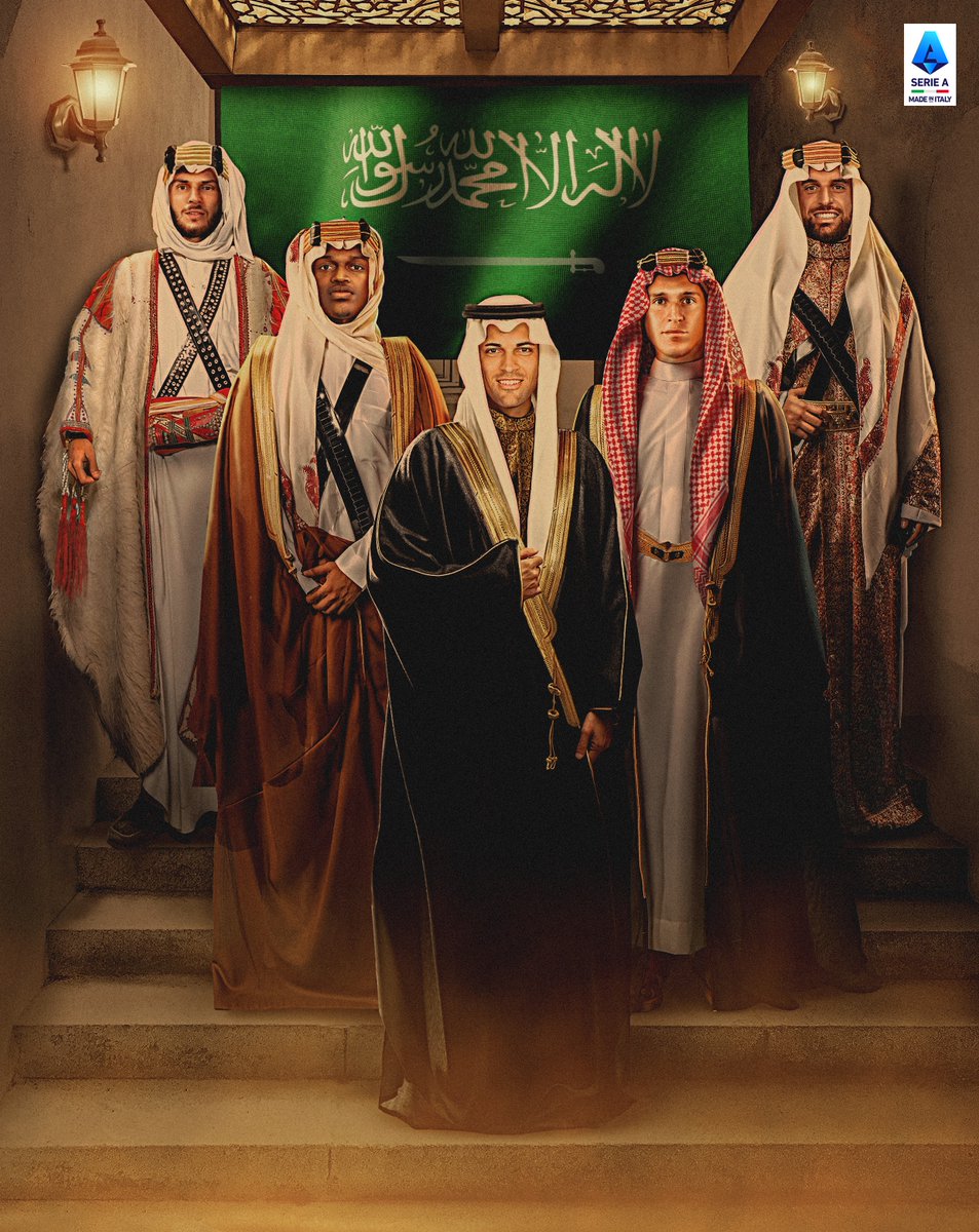 SerieA_AR's tweet photo. ثلاثة قرون ولا يزال التاريخ يروى بالمزيد 🇸🇦

من #الدوري_الإيطالي إلى كل مُحبينا في المملكة العربية السعودية نهنئكم بذكرى #يوم_التأسيس 🫡 https://t.co/999in6Kyll