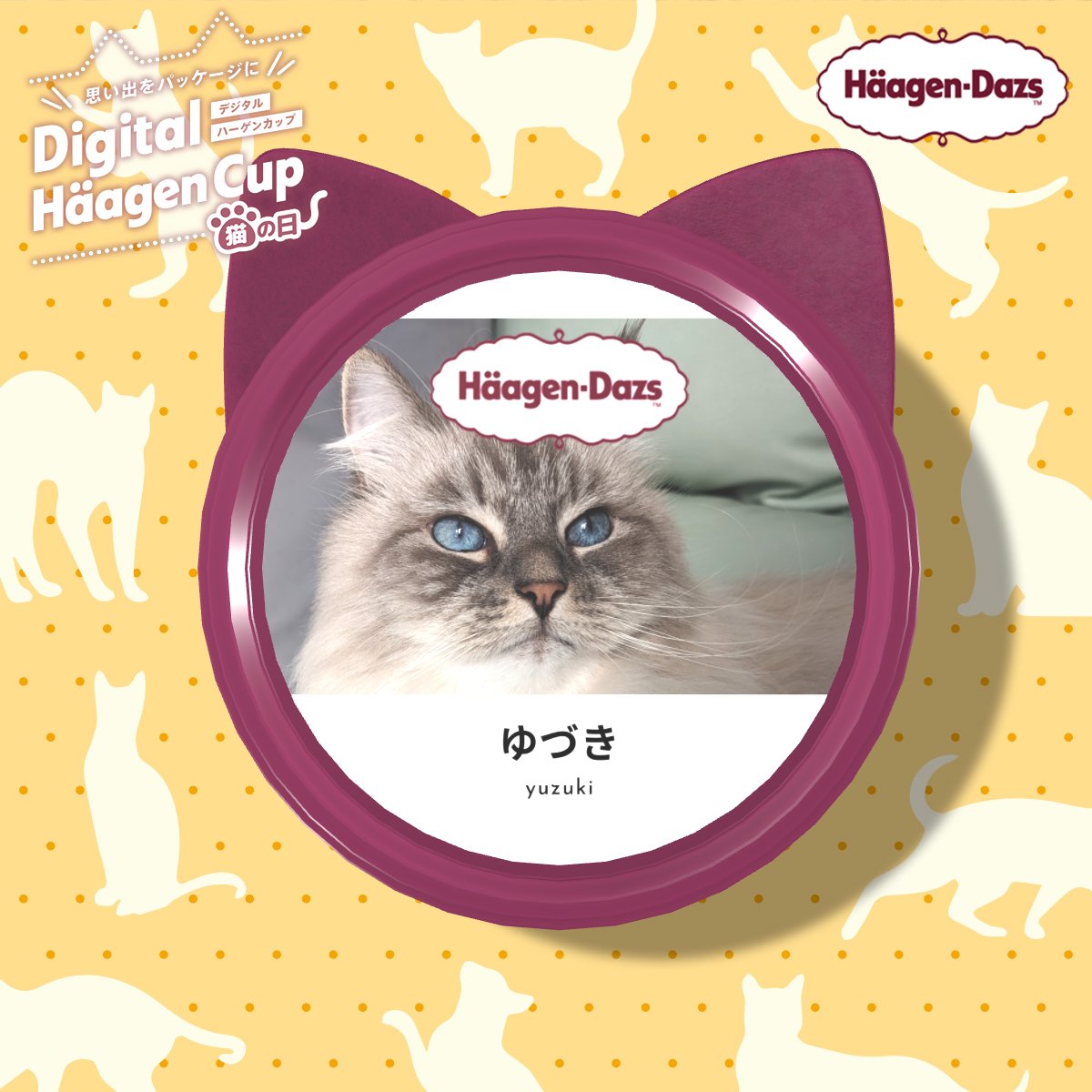 bastet_camera's tweet photo. かわいい💕
作るの簡単だったので、猫ちゃ��と暮らしてる方はぜひ✨✨
#ハーゲンニャッツ https://t.co/8EmpHI4co9