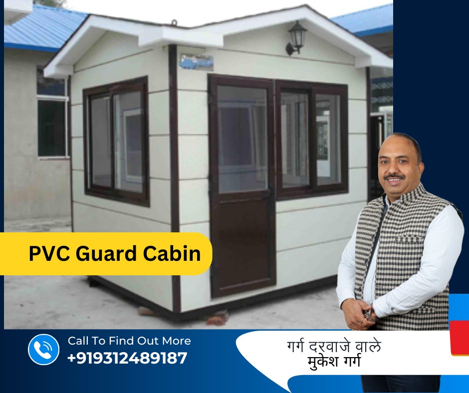 wpclouversnoida's tweet photo. "Secure, portable, and durable – PVC Guard Cabins offer peace of mind wherever you need it."

#PVCguard #Security #PortableCabins #DurableDesign #GuardCabin #SafetyFirst #SecureSpaces #PortableSecurity #PVCConstruction #GuardPost #SecuritySolution https://t.co/BaXjV3LmyB