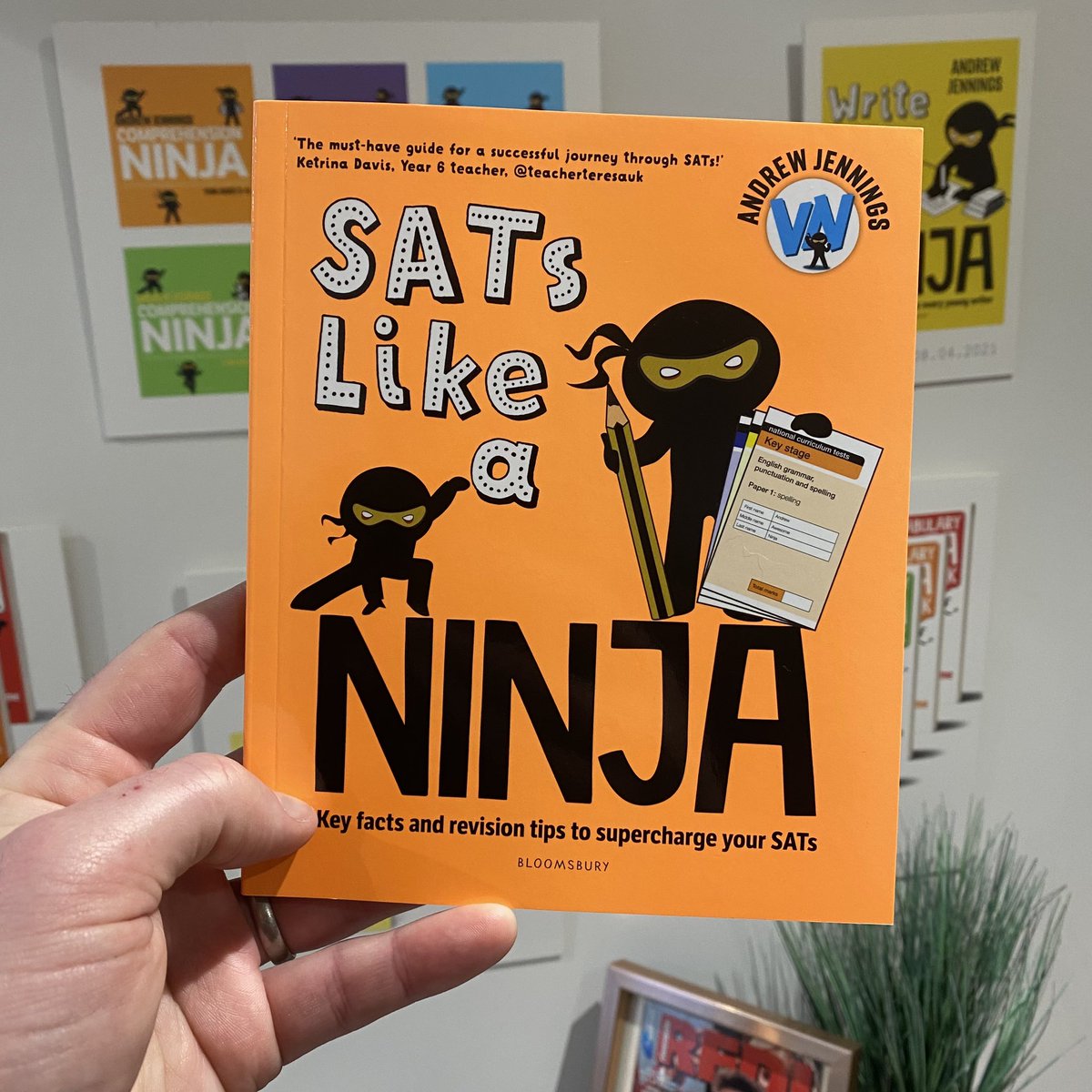 Win ‘the first’ copy of SATs Like a Ninja 📙🔥Thursday Competition 🔥📙 🏆 To enter - Re-Tweet ♻️ the post and TAG 🏷️ someone in the post. 🕰️ Winner announced 9.30pm tonight. #competition #giveaway #book #SATs #ninja #school #teacher #primary #love #share #free