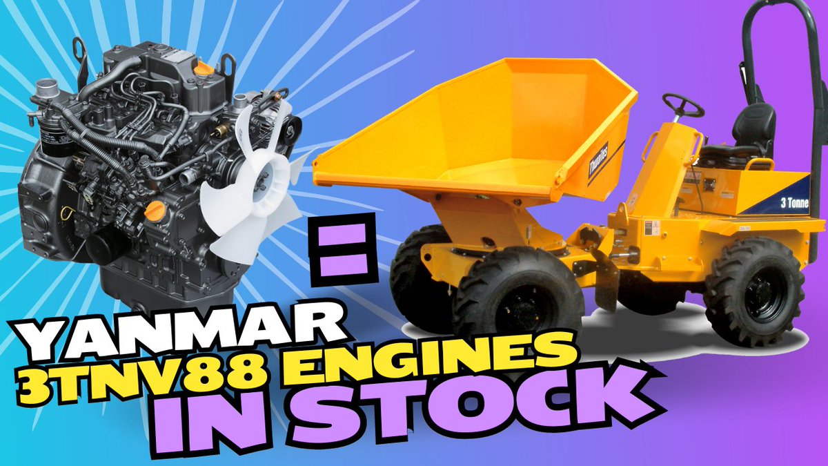 Yanmar 3TNV88 for Thwaites 3 Tonne Dumpers pesplant.co.uk/yanmar-3tnv88-…