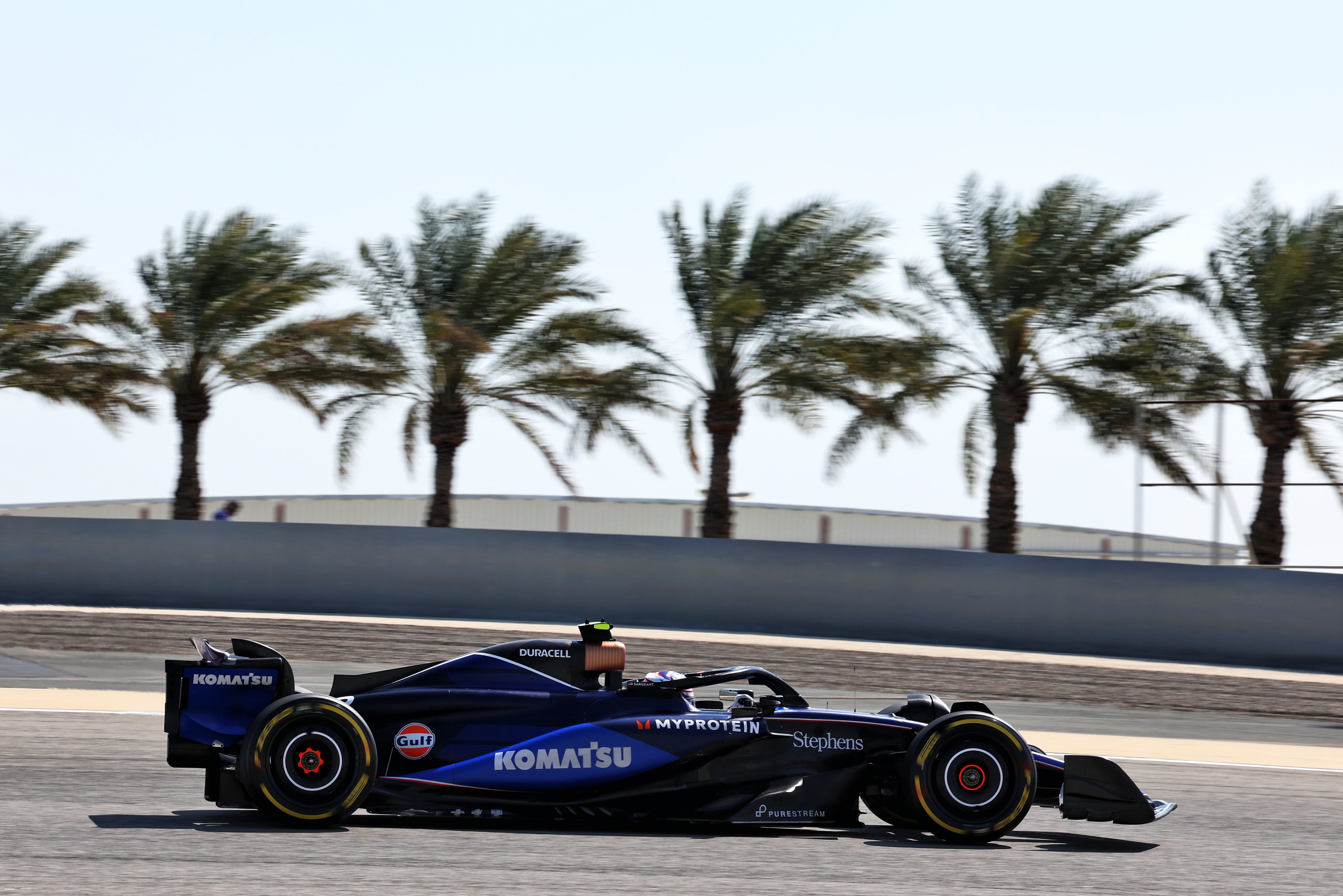 The FW46 in Bahrain Testing.