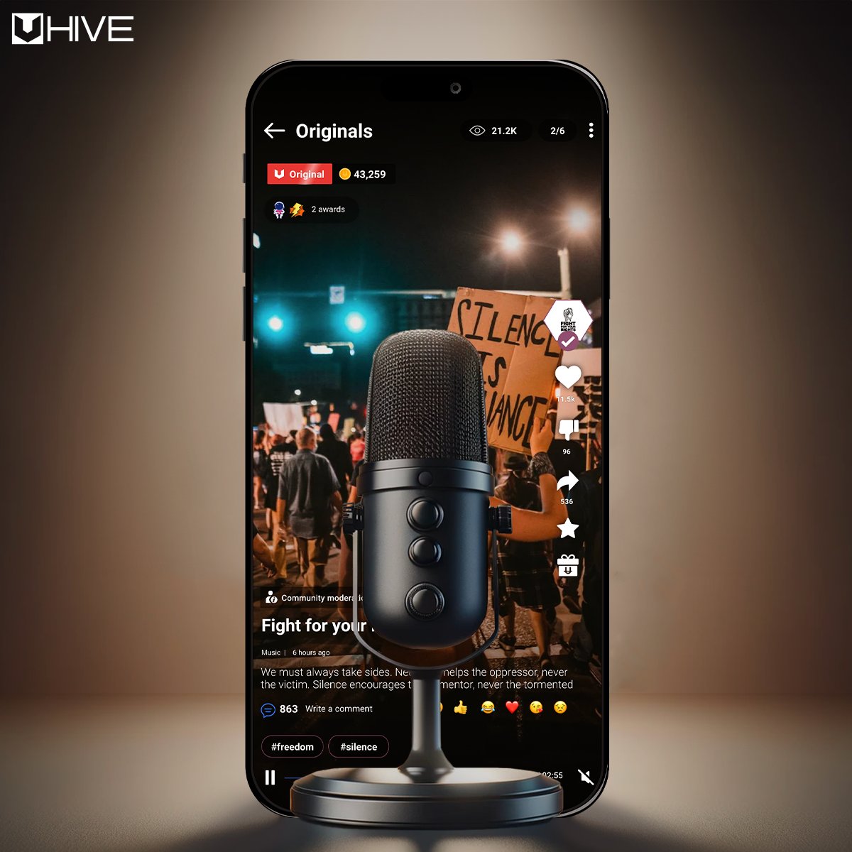 Uhivesocial's tweet photo. Your voice matters. Experience TRUE freedom of speech on Uhive. ποΈ
Express your thoughts and ideas freely, and hop into open discussions without hiccups! π±π°
What's the most important topic you want to discuss today? π
#Uhive #UhiveToken #Freedom #News #Politics https://t.co/8GpQkSLWP2