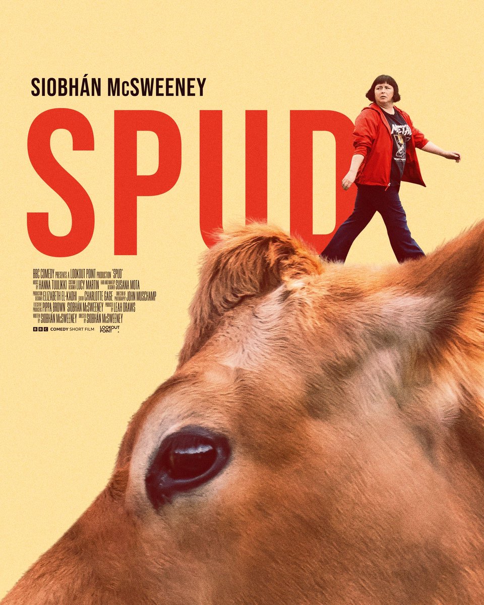 Last year I had the pleasure of composing music for #Spud - a new comedy short written, directed & staring the brilliant @siobhni airing on this year’s leap day, the 29th Feb on @bbcthree at 10pm. Look at this gorgeous poster!