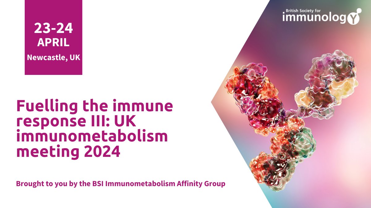BSI Congress & Events (@bsicongress) on Twitter photo <a href="/BSI_immunomet/">BSI Immunometabolism</a>'s #UKimmunomet24 meeting will be packed with cutting-edge #immunometabolism #research & an excellent speaker line up 🙌
There will also be plenty of opportunities for #ECRs to share their work 🚀
Submit your abstract by Friday 8 March 👉bit.ly/3TUBIKl <a href="/BSI_immunomet/">BSI Immunometabolism</a>'s #UKimmunomet24 meeting will be packed with cutting-edge #immunometabolism #research & an excellent speaker line up 🙌
There will also be plenty of opportunities for #ECRs to share their work 🚀
Submit your abstract by Friday 8 March 👉bit.ly/3TUBIKl