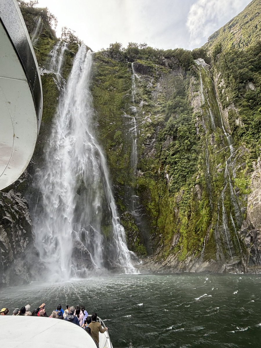 schroeder_ann's tweet photo. Ha. So fun. #MilfordSounds #Fjords #AmazingTrip #NewZealand https://t.co/Zr8bjwZFdz