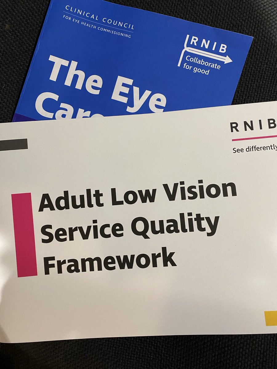 Check out ⁦<a href="/RNIB/">RNIB</a>⁩ new Adult Low Vision Service Quality Framework. Delighted to join colleagues from across the eye care sector yesterday at RNIB’s new HQ as they launched this new resource. A must read for anyone delivering or designing low vision services. ⁦<a href="/LOCSU/">LOCSU</a>⁩