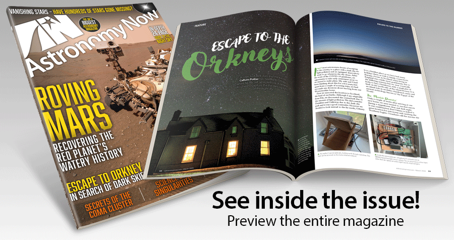 Callum Potter has headed to Orkney, where he has set up a plethora of cameras designed to capture the the dancing lights of the night sky. Find out more in our March issue. Get your copy in the shops or order online in print or digital formats: shop.astronomynow.com/product/an-mar…