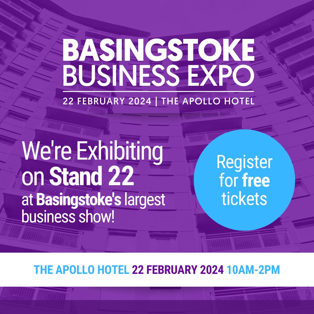 We're exhibiting at the #BasingstokeExpo 10am-2pm today. Come and see us on Stand 22 and find out how we can enhance your customer service!💪