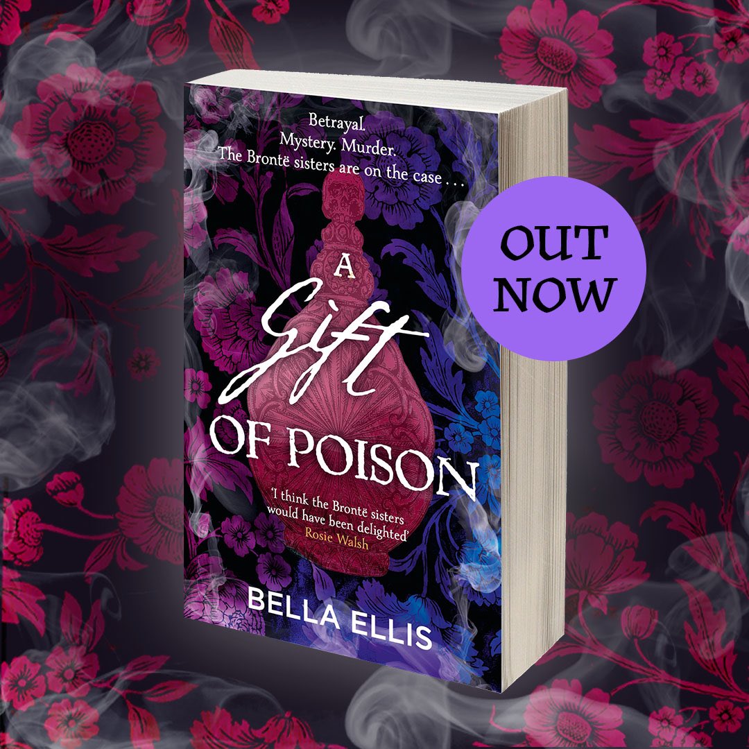 Guys! I have a book out today! It’s A GIFT OF POISON book 4 in the Bronte Mysteries - based on a true crime, can Charlotte, Emily and Anne discover the truth behind a notorious poisoning? Have you discover the Bronte Mysteries yet? linktr.ee/rowancoleman