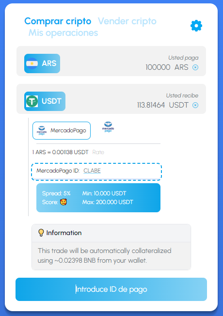 SkipShiftDefi's tweet photo. First time in DeFi: Argentina users can buy or sell crypto in a decentralized and private fashion with SkipShift. ✅ Liquidity is available with local currency and local payment methods✔️ https://t.co/amu6Yb3z3d