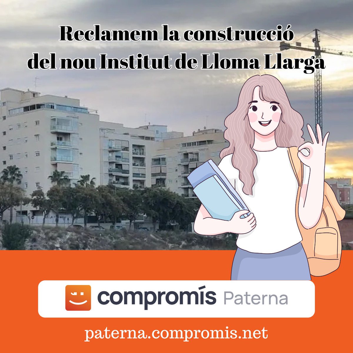 Bon dijous #Paterna 🙋🏻‍♀️

🟠 Encara continuem esperant resposta per l’institut de #LlomaLlarga 🤷🏻‍♀️