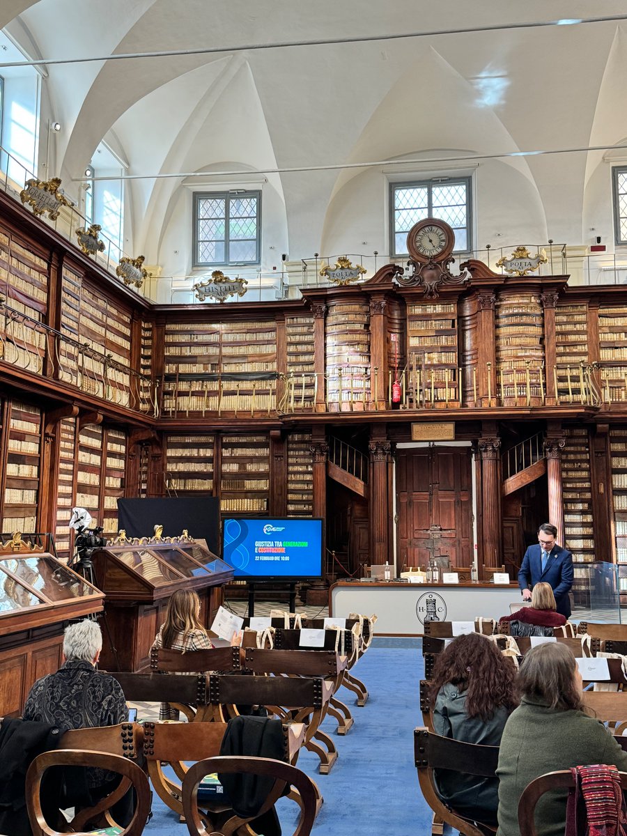 Giustizia tra generazioni e Costituzione  

Segui la diretta dell'#ASviSLive dalla Biblioteca Casanatense di Roma 👉🏻youtube.com/watch?v=b7fg-E…