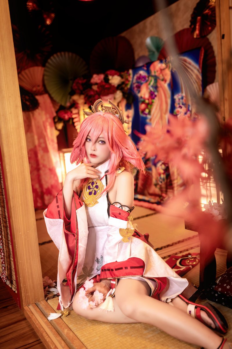 Karma4171's tweet photo. Genshin - Yae Miko

Coser： 檸子  

#Genshin #cosplay #coser https://t.co/Mzzn7gZaD9