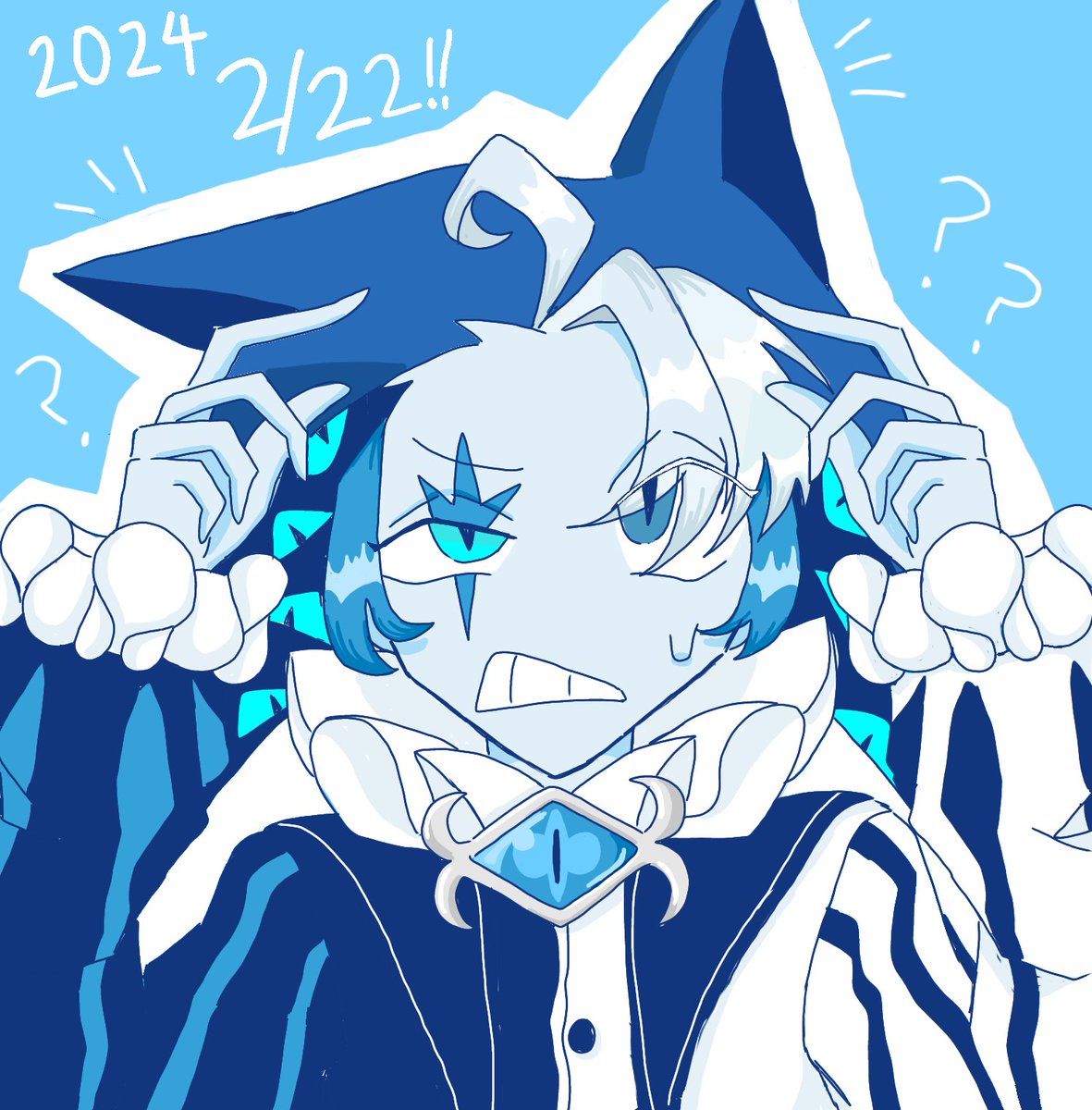 timc_1111's tweet photo. 猫の日と聞きまして
 #クッキーランキングダム #cookierunkingdom  #シャドウミルククッキー  #shadowmilkcookie https://t.co/1nbl5DPNvq