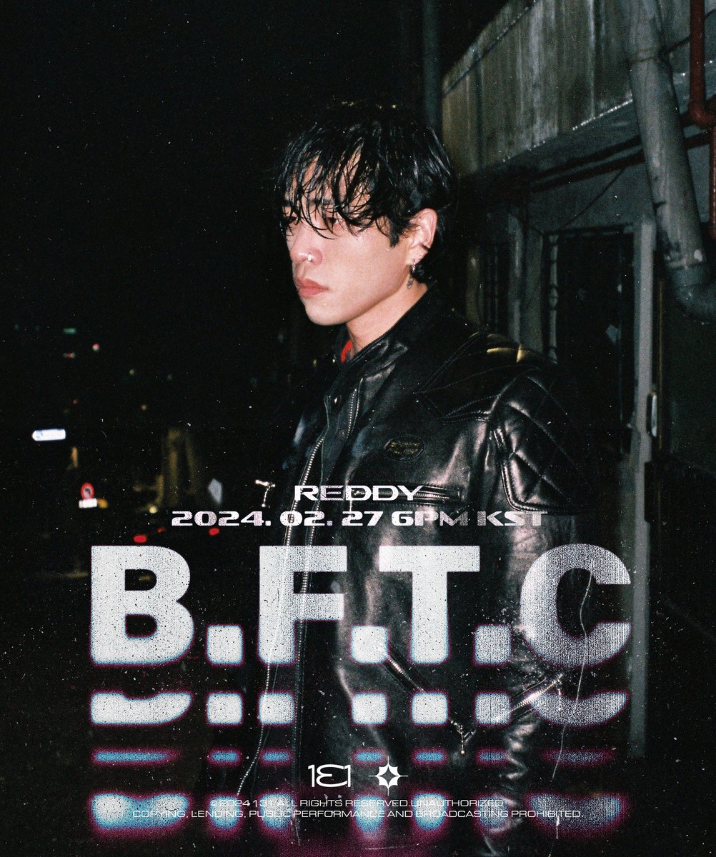 131online's tweet photo. REDDY New Single [B.F.T.C] TEASER POSTER

Single Release
2024.02.27 6PM (KST)

#REDDY #레디 #131LABEL https://t.co/XeVZ18ILiJ
