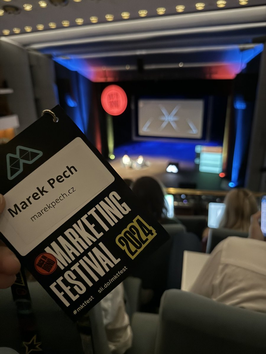 MarekPech's tweet photo. Marketing Festival 2024
#mktfest https://t.co/LjjyXOAumQ