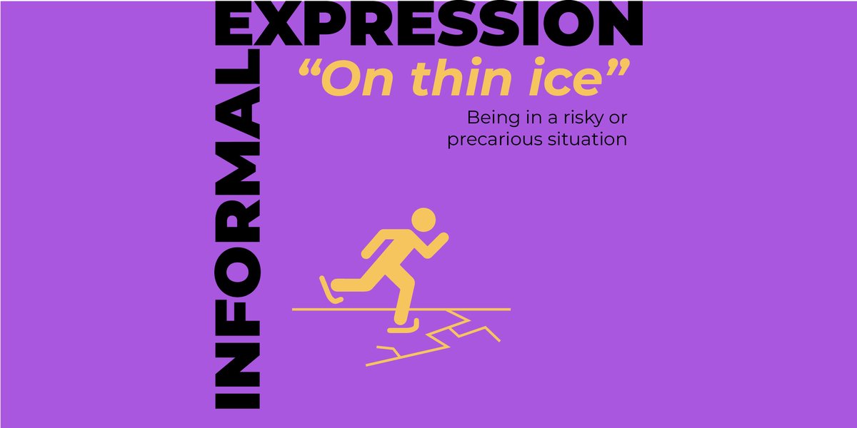 Balancing on thin ice, just like life's challenges. Ready for the adventure?

#Kalvie #OnThinIce #InformalExpression #WittyWisdom #Idioms #LearnEnglish #EnglishExpressions #EnglishLanguage