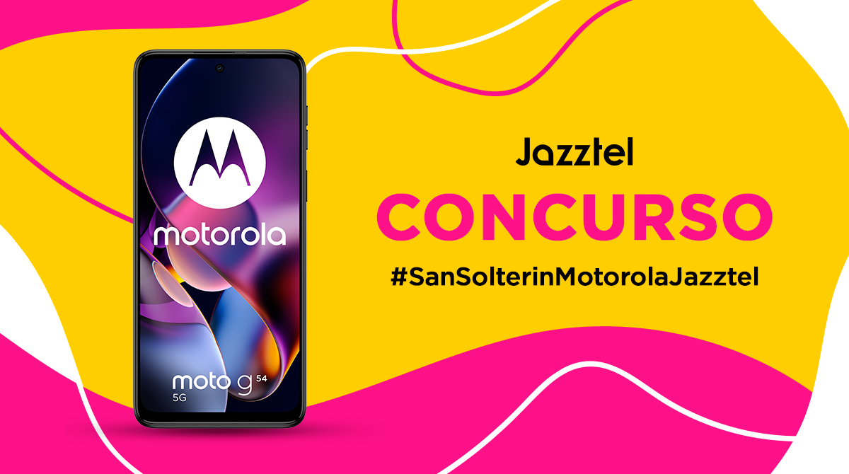 CONCURSO
¡L@s solter@s también tienen mucho AMOR 😍!
Tenemos un <a href="/MotorolaESP/">Motorola España</a> MOTO G54 5g 128GB para lucirse.
¿Cómo ganarlo? ¡Participa!
¡Participa!
🔁 RT
😍 menciona a tu amig@ solter@ de ORO  
#️⃣ Utiliza el HT #SanSolterínMotorolaJazztel
✅ ¡Suerte!
BL: bit.ly/3OMFO3N