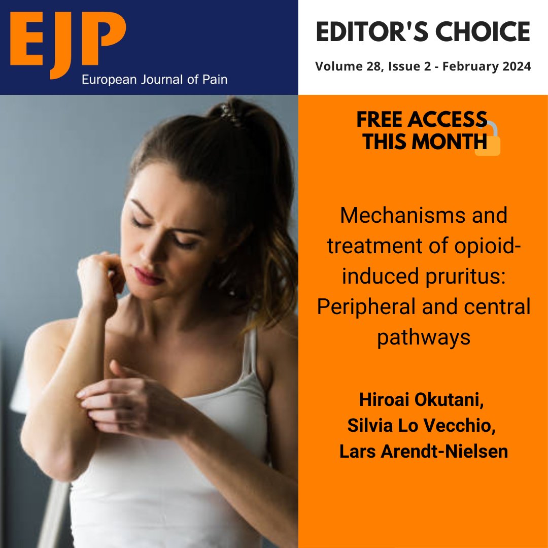 EFIC_org's tweet photo. 📚 Explore the latest #EJPain study on "Mechanisms and treatment of opioid-induced pruritus: Peripheral and central pathways." Discover the current best treatment approaches for managing both opioid-induced pruritus and pain. 💊 https://t.co/ZXaGINKlUO @Arendt_Nielsen https://t.co/tpHKhPXctJ