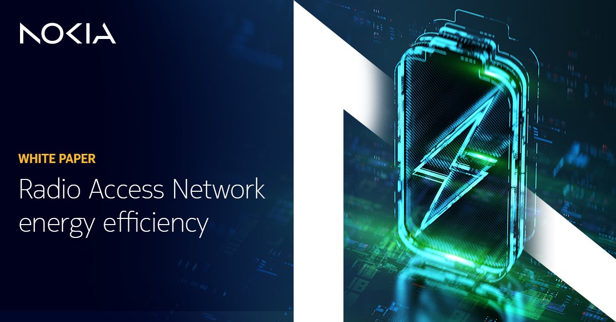 Our White Paper provides a comprehensive view into the innovative Nokia technologies and AI/ML capabilities that help drive the industry towards zero Watt energy consumption when there is no traffic in the radio network. 

Read the paper ➡ nokia.ly/3wxhIUm 

#MWC24