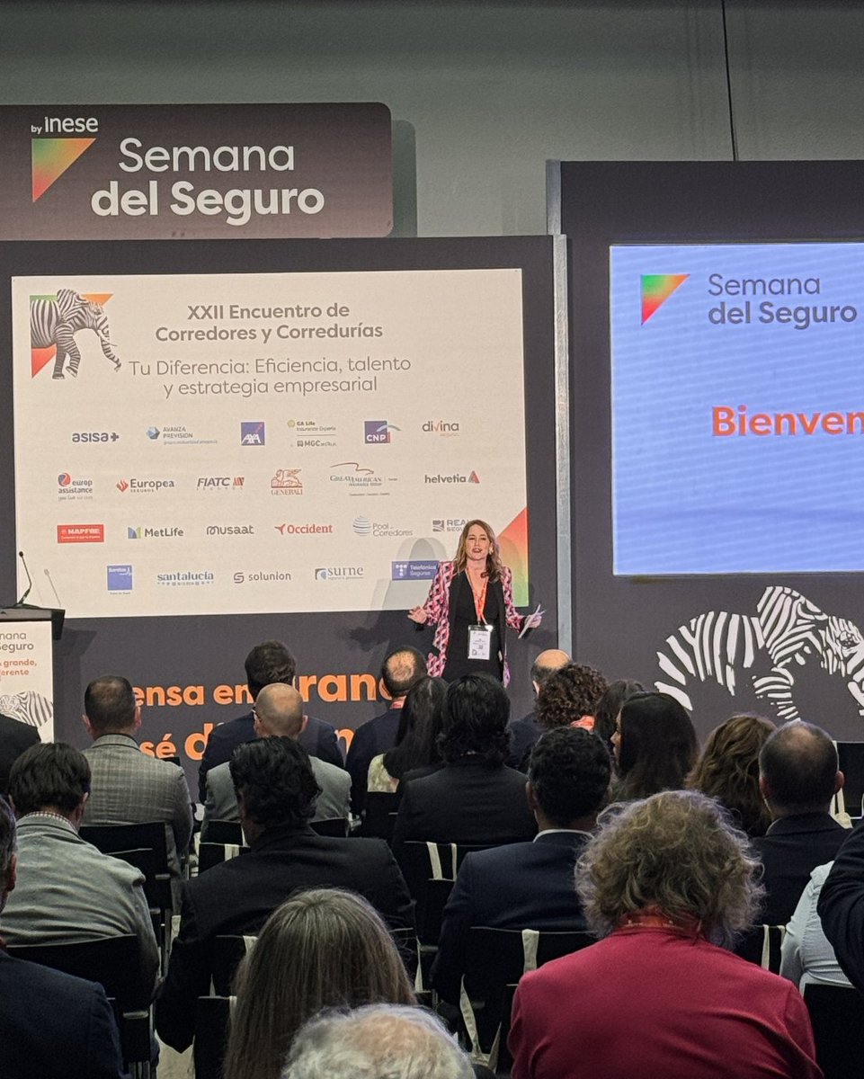 ¡Hoy como maestra de ceremonias nuestra #speaker <a href="/amibondia/">Ami Bondía🌞/Lady Energía 🔋</a> en la #SemanaDelSeguro! 
Estamos felices de tenerla en el encuentro de corredores y corredurías. ¡Gracias <a href="/Inese_seguros/">INESE</a> por esta oportunidad! 🎉 #ThinkAction