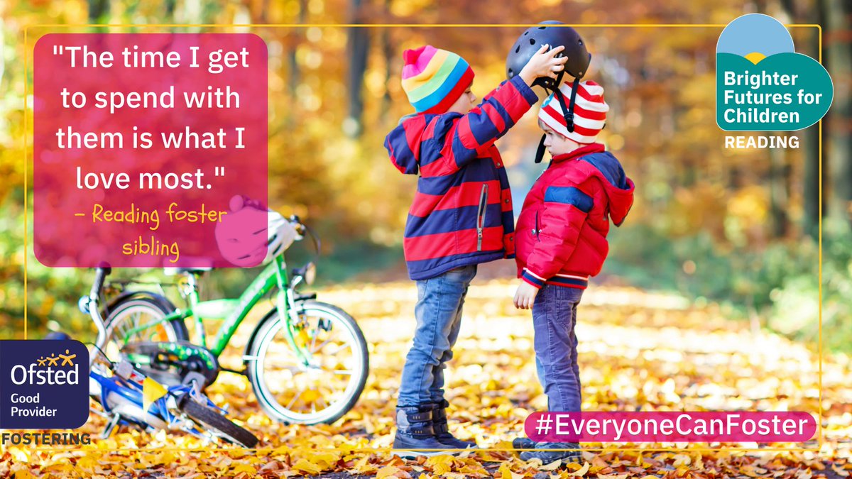 BFfC_Child's tweet photo. Providing a safe and loving family for a child in care can be amazing for your own children, as well as for you.
Find out about becoming a foster carer in Reading:
⭐️ https://t.co/n1DQcvVTu3
#EveryoneCanFoster #rdguk #FosterInReading https://t.co/SSUjTmXPz5