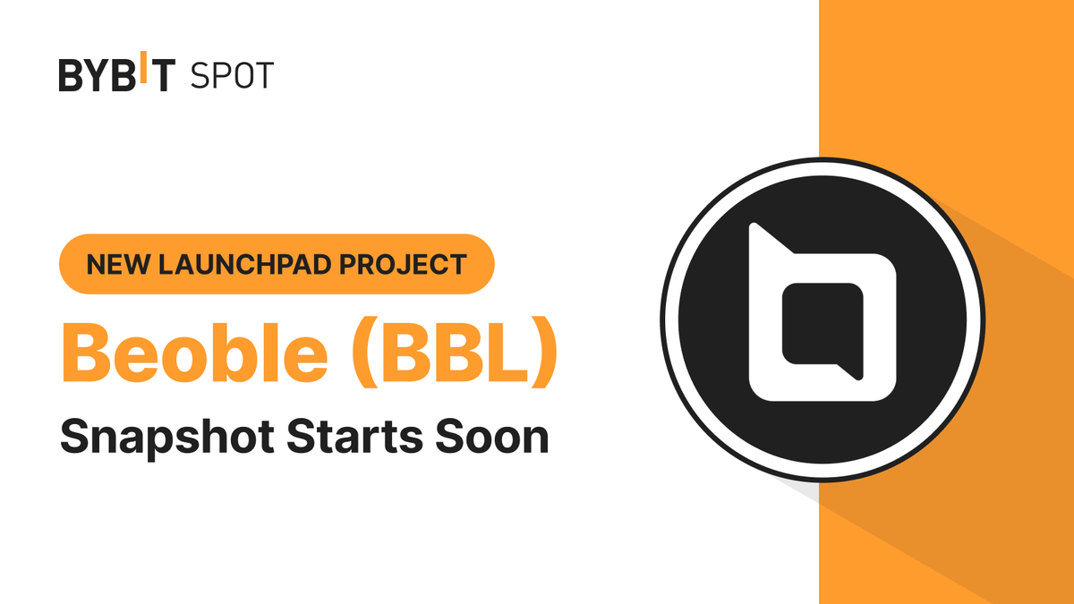 Bybit_Official's tweet photo. 🚀 New Launchpad Project — $BBL Snapshot Starts Soon! @beoble_official

Subscription Period: Feb 28, 2024, 3:30 AM UTC – Feb 28, 2024, 10:59 AM UTC

📲 Join Now: https://t.co/wGRRwi1oLI
👉 Learn More: https://t.co/rdwUvwzpmK

#TheCryptoArk #BybitListing https://t.co/Hzpz3YbbPl
