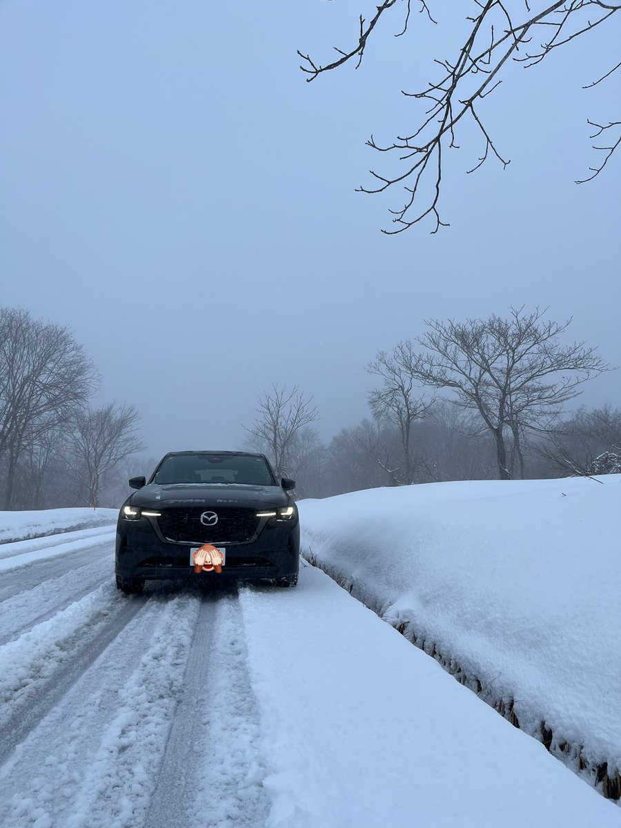 CX60_Niigata's tweet photo. 雪山での写真😁
これまたお尻もかっこいいんよな!
一文字でもカッコ良さそう🧐
#CX60 #MAZDA #INLINE6 #雪山 #テールランプ #デイライト https://t.co/pbBML0aTGD