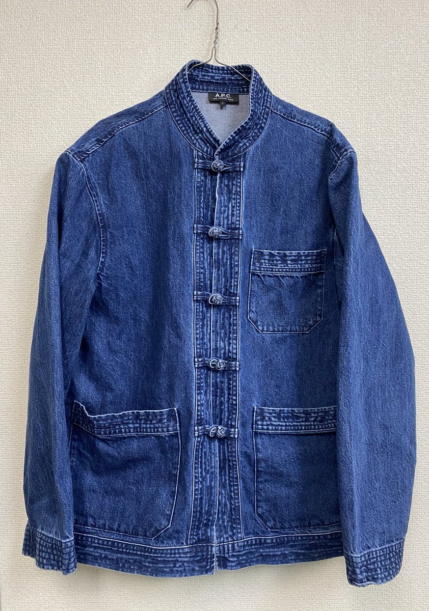 リアムギャラガー着用 00s A.P.C. カンフー ジャケット チャイナ