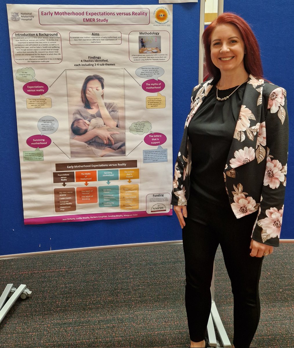 I am honoured to present a poster of the National Maternity Hospital @_TheNMH findings of the Joint Research Networks EMER study (Early Motherhood Expectations vs Reality) at RCSI #FNMConf2024 @jrnnmhucd @CoughlanBarbara @lissaniskey @caroline_brophy @mfolan1