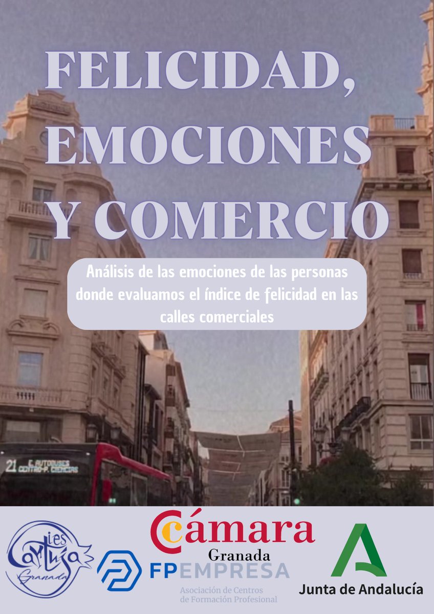 ¡SEGUNDO DÍA!
Seguimos avanzando en nuestro proyecto #FelicidadEmocionesYComercio 
Hoy salimos a la calle a analizar las emociones de las personas en las principales calles comerciales de #Granada tras la formación que ayer recibimos protagonizada por <a href="/eldel53/">Jose Luis Cañavate</a> ! #CYACartuja