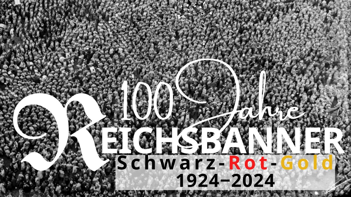 Der Landtag von #SachsenAnhalt ist heute Gastgeber für ein 100-Jahre-Jubiläum: Das #Reichsbanner Schwarz-Rot-Gold war von demokratischen Kräften der Weimarer Republik am 22.2.1924 in Magdeburg gegründet worden. Über den Tag verteilt gibt es verschiedene Feier- und Gedenk-Momente.