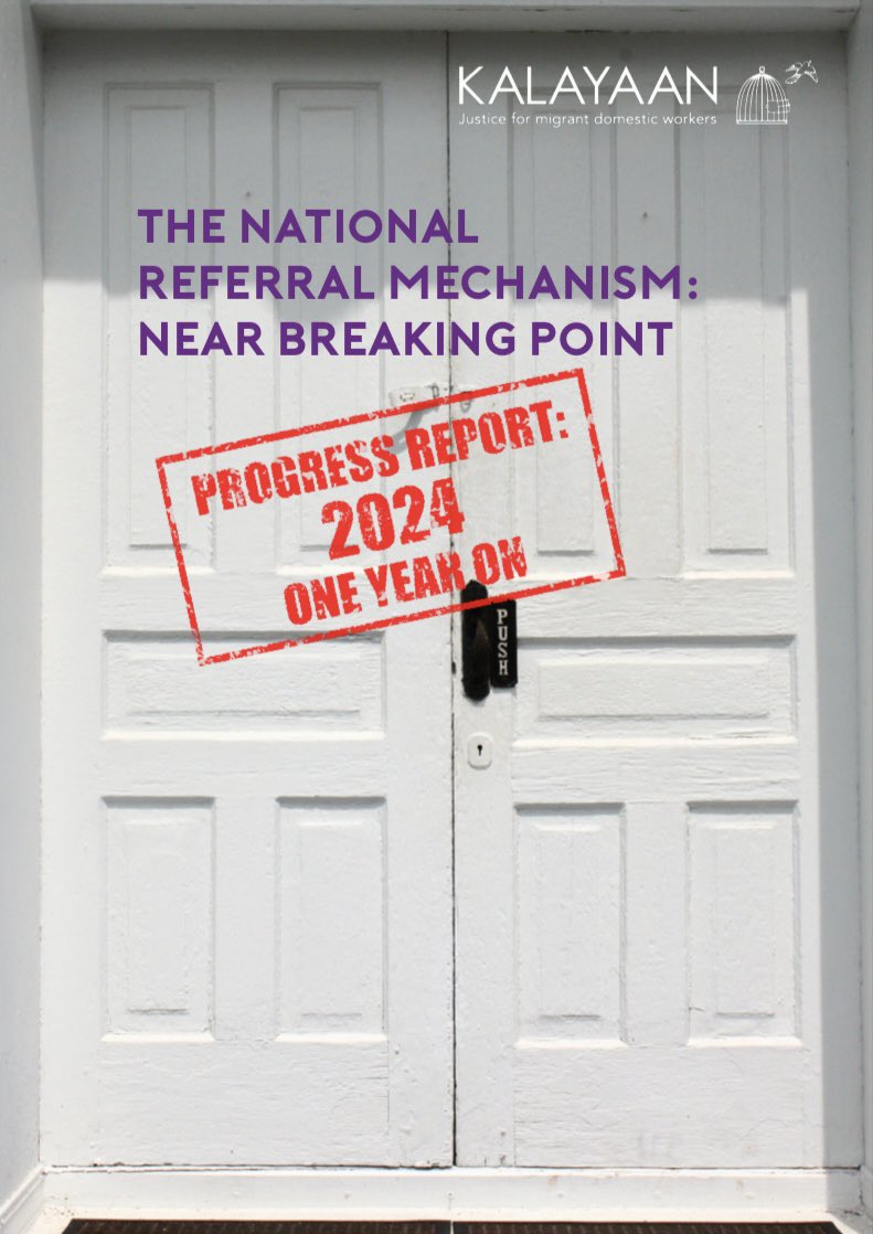 OUT TODAY: PROGRESS REPORT 2024 ON THE NRM AT BREAKING POINT Our new report sets out our worst fears realised: the first responder crisis is worsening, survivors are barred from accessing help and the Government has failed to act. Please read our report (it’s only short!) & RT.