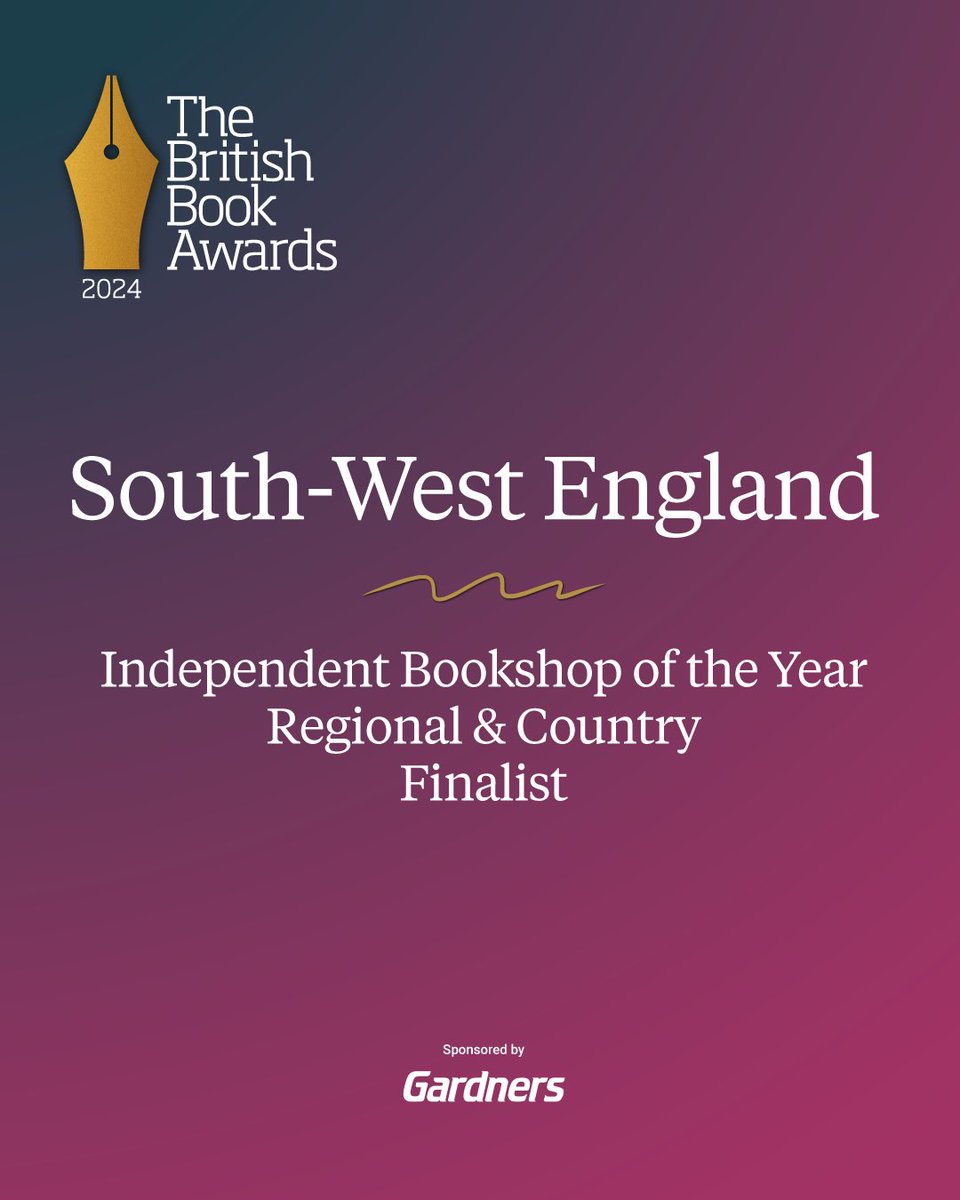 thebookseller's tweet photo. Introducing our finalists from South-West England @G_Rd_Books, @BorzoiBookshop, @HarbourBookshop, @shrewbooks, @FoldeDorset, @maxminervas, @westbournebooks, @liznojanbooks @bookhaus2 and @bertsbooks โจ
Read more about our finalists, here: https://t.co/Z0sUSRwlI7 #Nibbies #BritishBookAwards