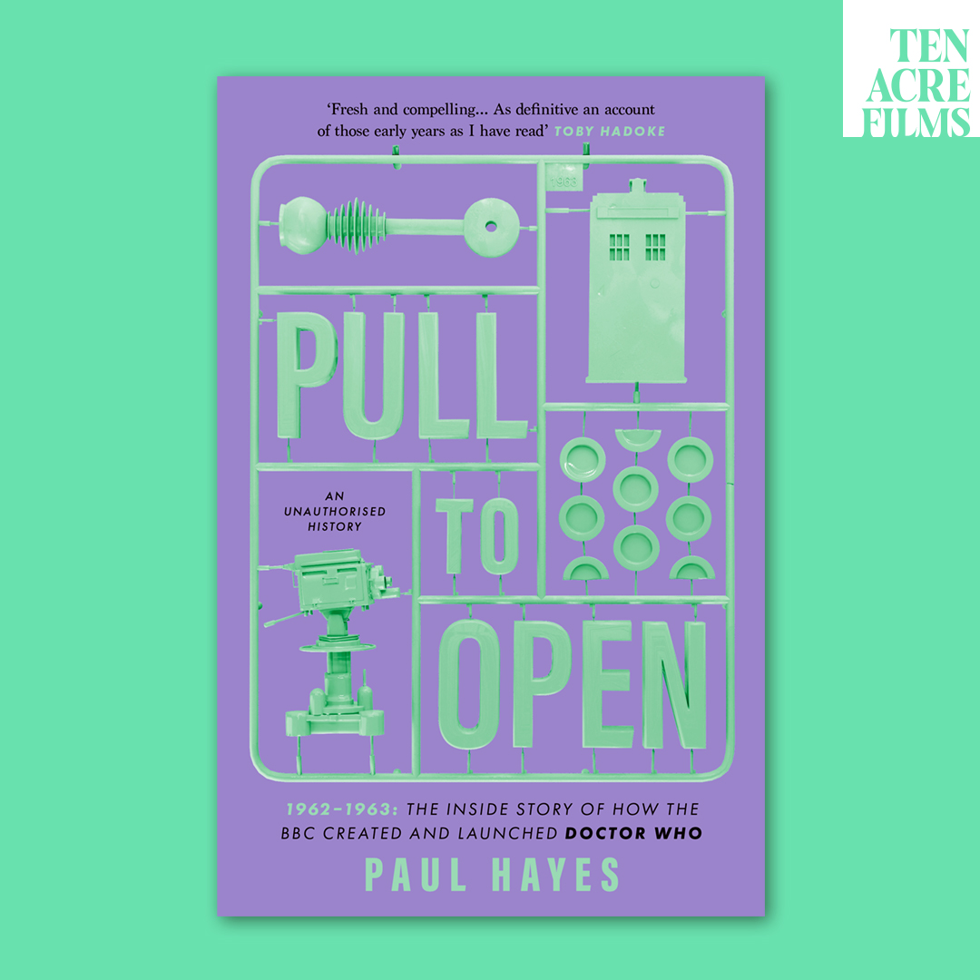 Good news, we've just reprinted Pull to Open, our in-depth history of #DoctorWho's journey from concept to first broadcast in 1963. Available now from tenacrefilms.bigcartel.com 💜