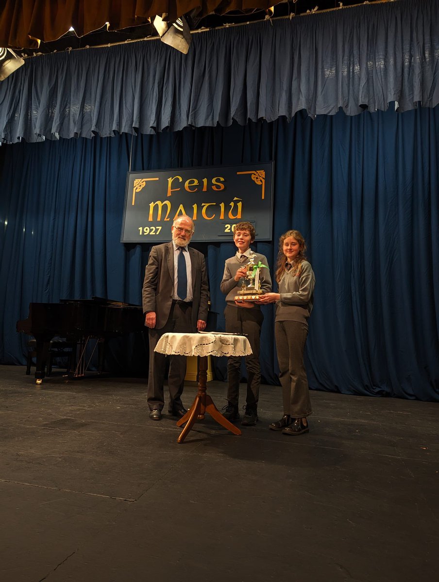 SBNORA's tweet photo. A huge congratulations to our School Band &amp; Ms Buckley who were recently awarded 1st Place for their performances at Feis Maitiú🏆🎶 A fantastic achievement!! Maith sibh👏🏻 https://t.co/lbbHG9YXd0