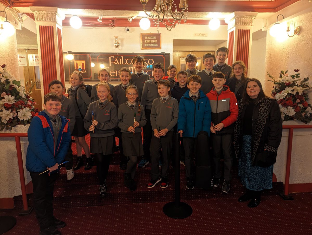 SBNORA's tweet photo. A huge congratulations to our School Band &amp; Ms Buckley who were recently awarded 1st Place for their performances at Feis Maitiú🏆🎶 A fantastic achievement!! Maith sibh👏🏻 https://t.co/lbbHG9YXd0