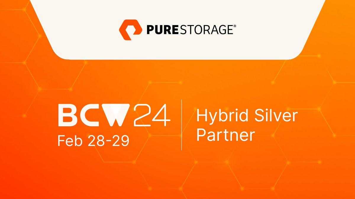 📣 EXCITING NEWS: Pure Storage is attending #BoschConnectedWorld 🚀 📆 Come and join us at booth #S10 on February 28 and 29, 2024, on-site in Berlin or online from wherever you are! 🎟️ Get your ticket now: bit.ly/3UR0xYk See you at #BCW24 💡
